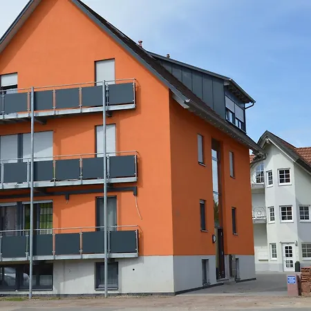 Ferienwohnung Am Brunnen (Nähe Europapark) Rheinhausen Exterior foto